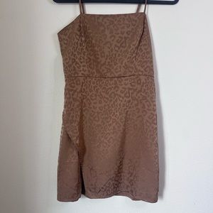 Forever 21 never cheetah print dress